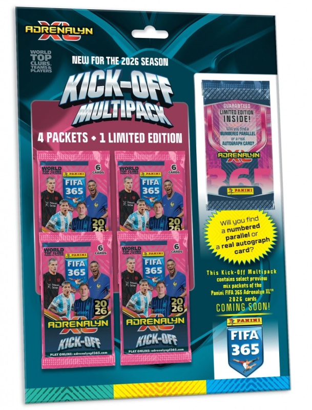 Karty PANINI FIFA 365 Adrenalyn XL 2026 Multipack Kick Off