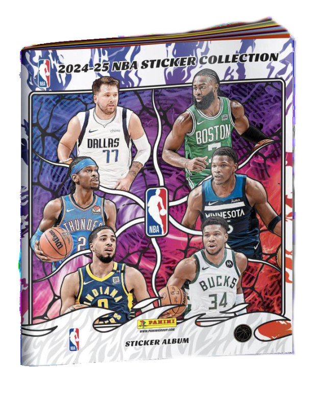 2024-2025 album na basketbalové samolepky NBA
