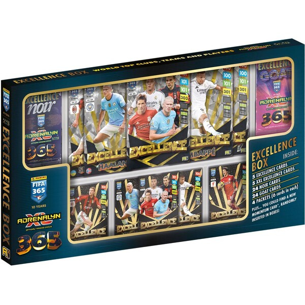 Fotbalové karty Panini FIFA 365 2024/2025 Adrenalyn karty EXCELLENCE BOX