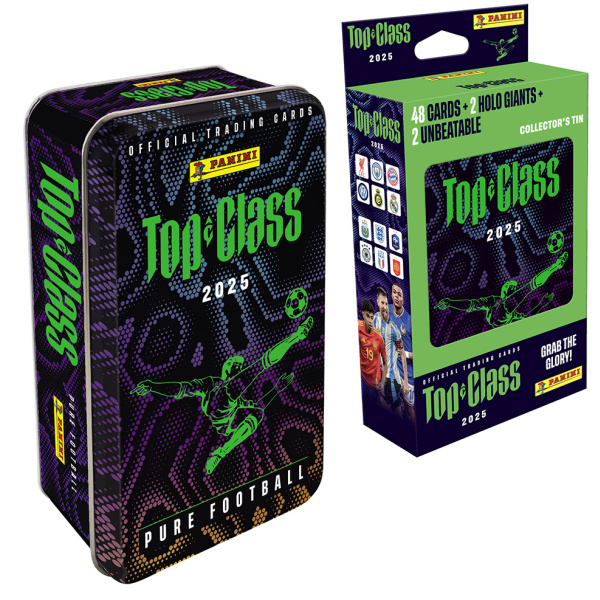 PANINI TOP CLASS 2025 - plechová krabička (hranatá)