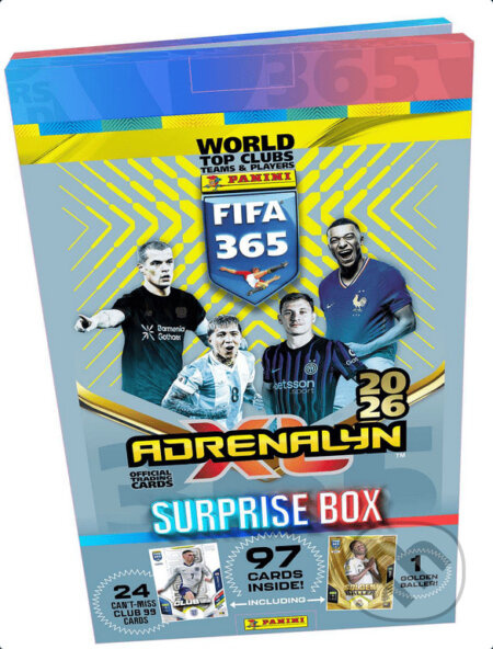 PANINI FIFA 365 2025/2026 - ADRENALYN karty - Adventní kalendář