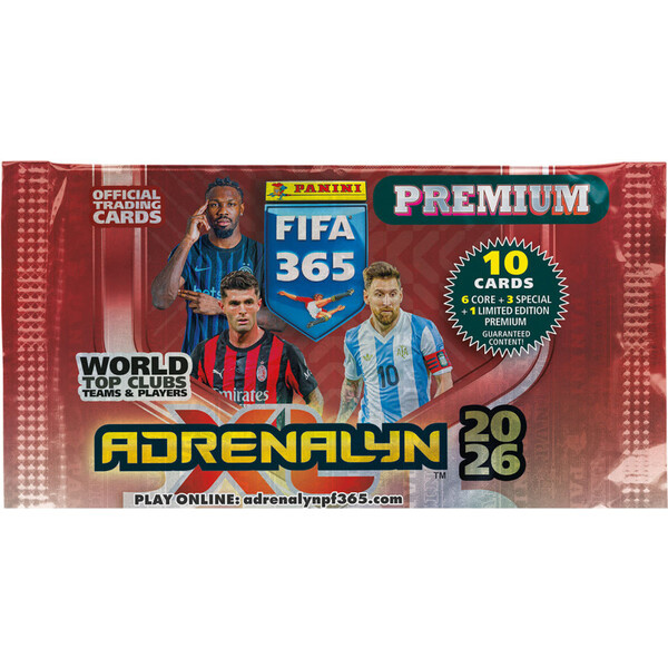 PANINI FIFA 365 2025/2026 - ADRENALYN karty - PREMIUM PACKET