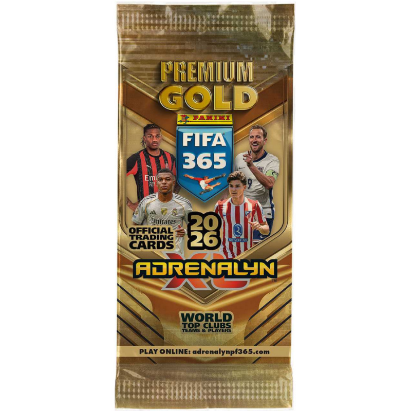 PANINI FIFA 365 2025/2026 - ADRENALYN karty - GOLD PACKET