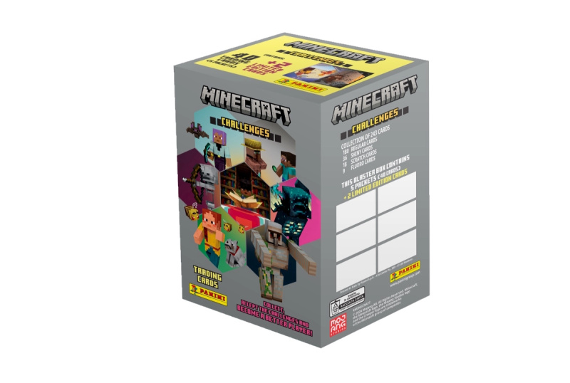 Minecraft sběratelské karty – Challenges blaster box