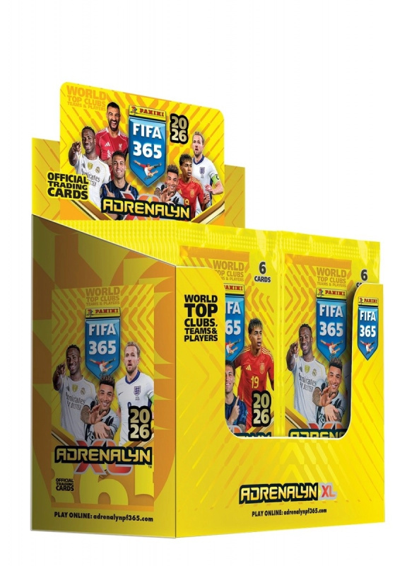 Panini Mega FIFA 365 Adrenalyn XL 2026 display