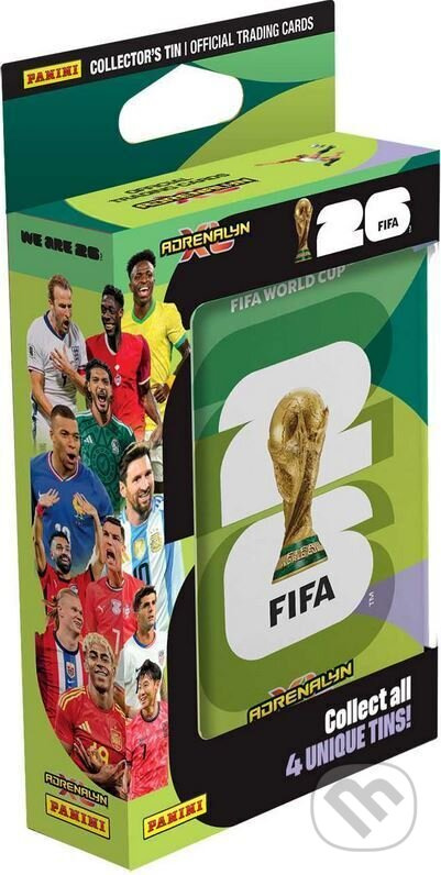 PANINI FIFA WORLD CUP 2026 - ADRENALYN - plechová krabička POCKET