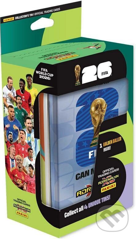 PANINI FIFA WORLD CUP 2026 - ADRENALYN - plechová krabička CLASSIC