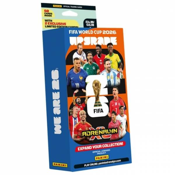 Panini FIFA World Cup 2026 Adrenalyn Upgrade Set - hra z kategorie Karty, hlavolamy