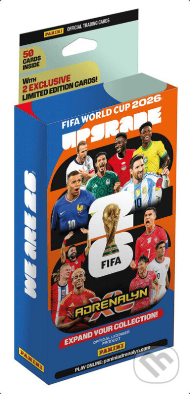 Panini FIFA World Cup 2026 Adrenalyn Upgrade Set - hra z kategorie Karty, hlavolamy