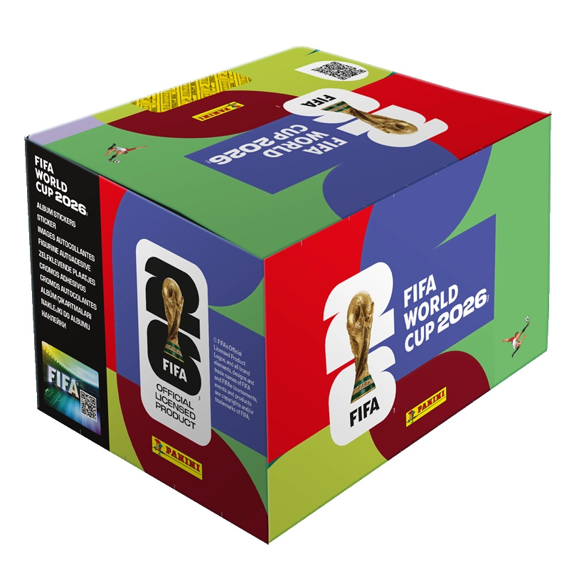FIFA World Cup 2026 Stickers Box - 100 balíčků fotbalových samolepek