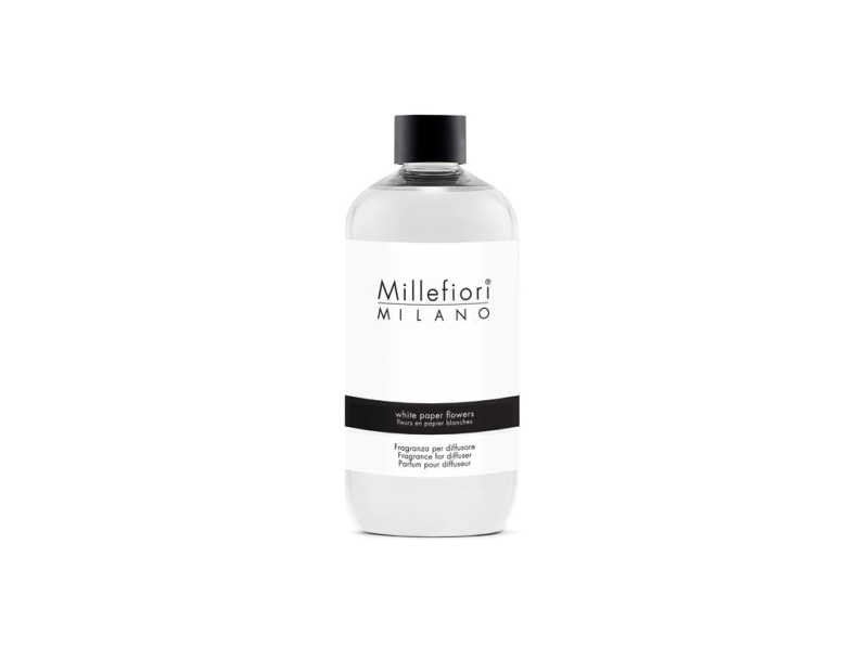 Millefiori Milano White Paper Flowers náplň do aroma difuzérů 500 ml