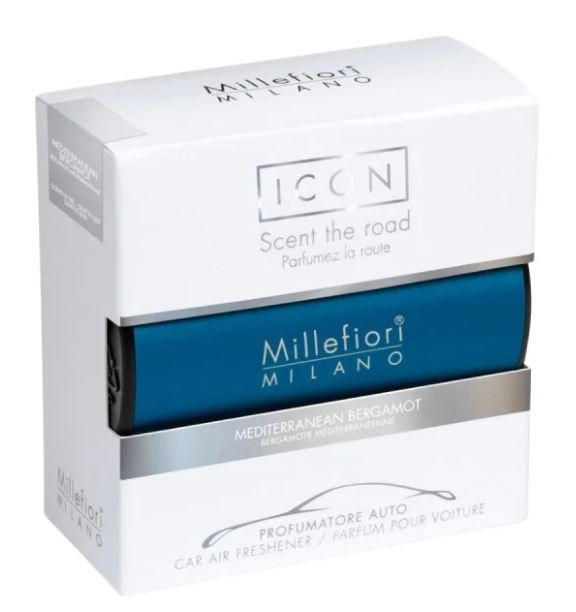 Millefiori Icon Mediterranean Bergamot vůně do auta 1 ks
