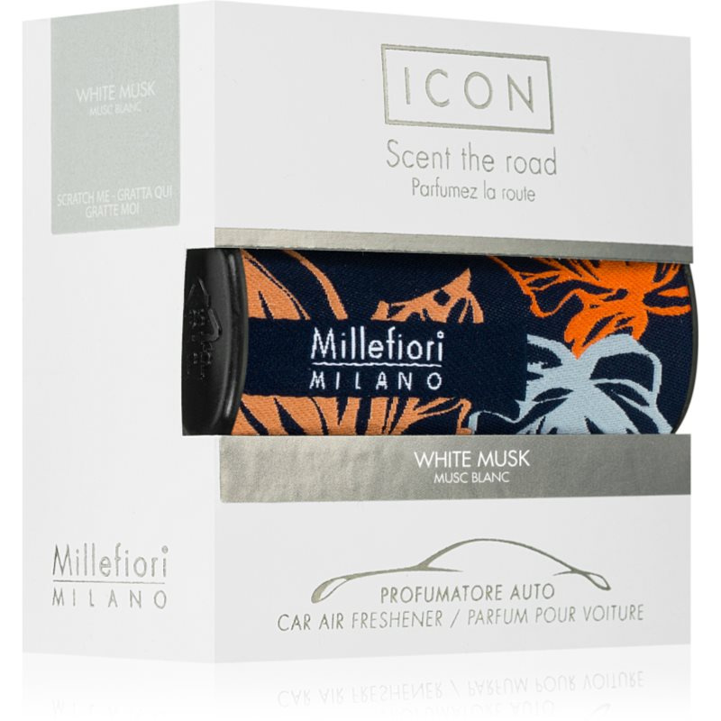 Millefiori Icon White Musk vůně do auta 1 ks