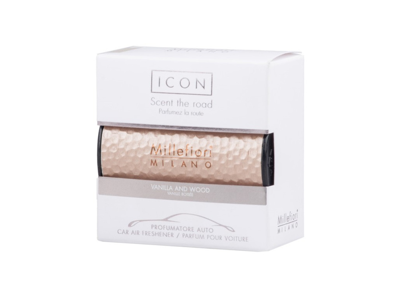 Millefiori Icon Vanilla & Wood vůně do auta 1 ks