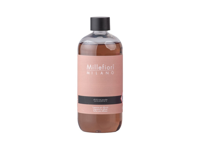 Millefiori Milano Silk & Rice Powder náplň do aroma difuzérů 500 ml