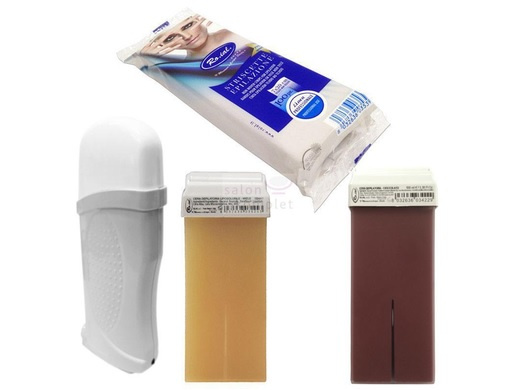Depilační SET BASIC (ohřívač Ro.ial. + 2x vosk  + dep. pásky)