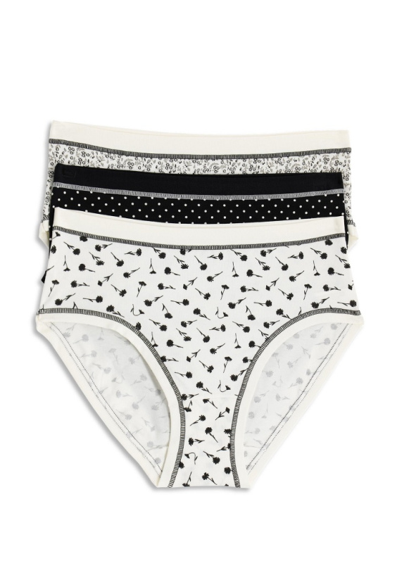 Dámské kalhotky Cotonella 3363 3pack Barva: Vícebarevná, Velikost: XXL