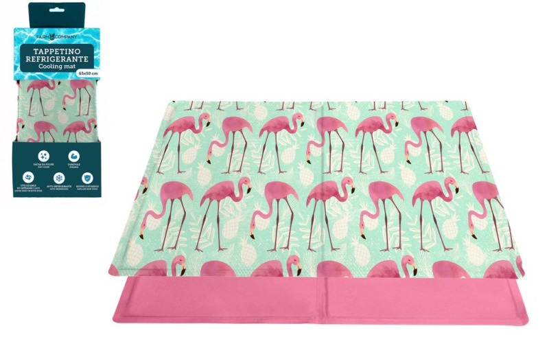 Farm Company chladící podložka Plameňáci M 50x40 cm