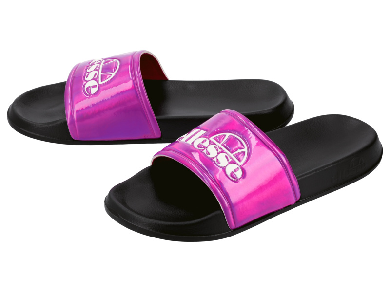 Ellesse Dámské pantofle (černá/růžová, 37)