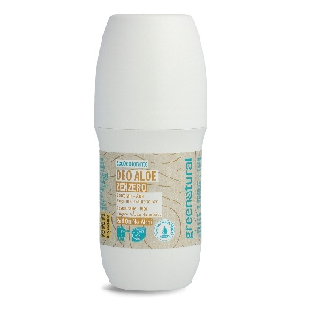 Greenatural Minerální deodorant s kyselinou hyaluronovou roll on zázvor BIO, 75 ml