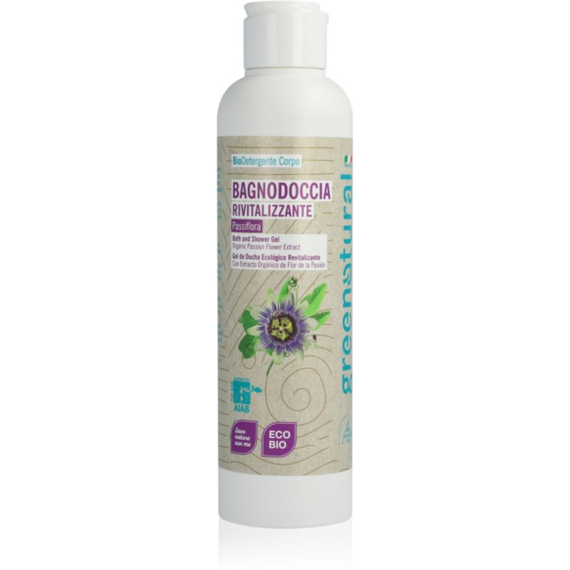 Greenatural Revitalizační sprchový gel marakuja BIO, 250 ml