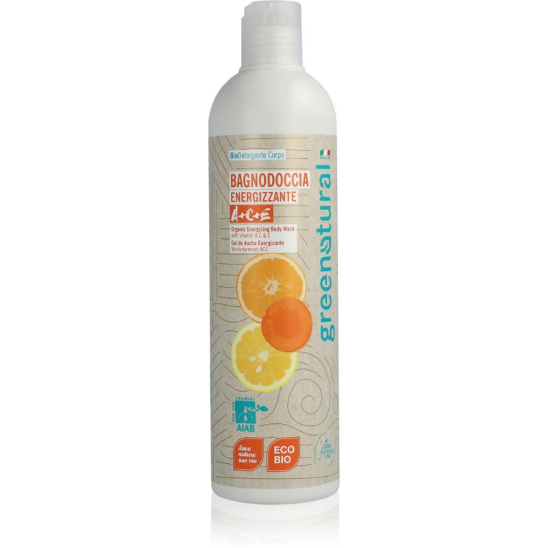 Greenatural Povzbuzující sprchový gel s vitamíny ACE BIO, 400 ml