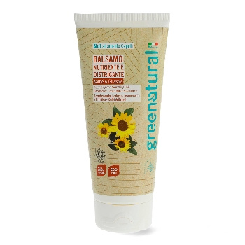Greenatural Vyživující vlasový kondicionér bambucké máslo a slunečnicový olej BIO, 200 ml