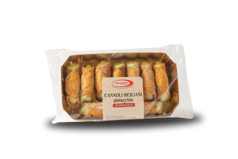 Naldoni Dolciaria Naldoni Cannoli Siciliani s pistáciovým krémem (pistacchio) 200g
