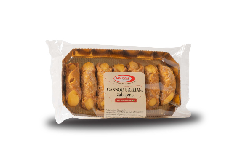 Naldoni Dolciaria Naldoni Cannoli Siciliani s krémem zabaione 200g