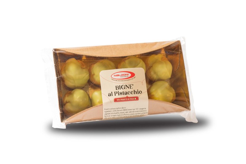 Naldoni Dolciaria Naldoni Bignè s pistáciovou náplní (al pistacchio) 200g