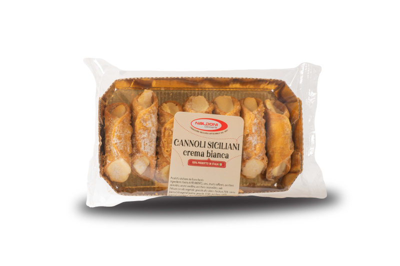 Naldoni Dolciaria Naldoni Cannoli Siciliani s bílým krémem (crema bianca) 200g