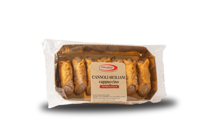 Naldoni Dolciaria Naldoni Cannoli Siciliani s krémem cappuccino 200g