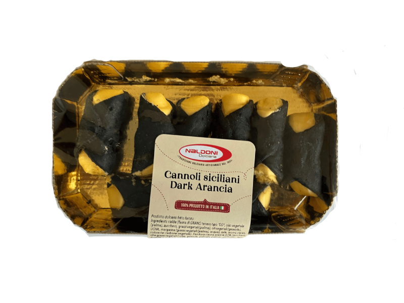 Naldoni Dolciaria Naldoni Cannoli Siciliani tmavé s pomerančovým krémem 200g