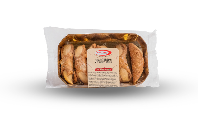 Naldoni Dolciaria Naldoni Cannoli Siciliani se skořicovým krémem (cinnamon rolls) 200g