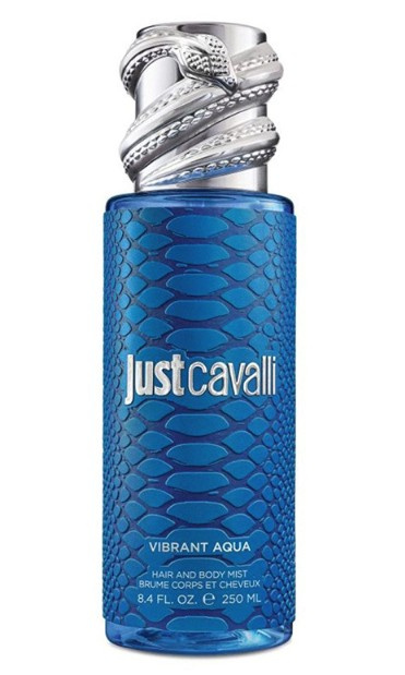 Roberto Cavalli Just Cavalli Vibrant Aqua parfémovaný tělový sprej pro ženy 250 ml