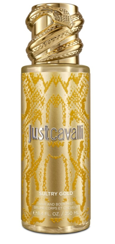 Roberto Cavalli Sultry Gold - tělový a vlasový sprej 250 ml