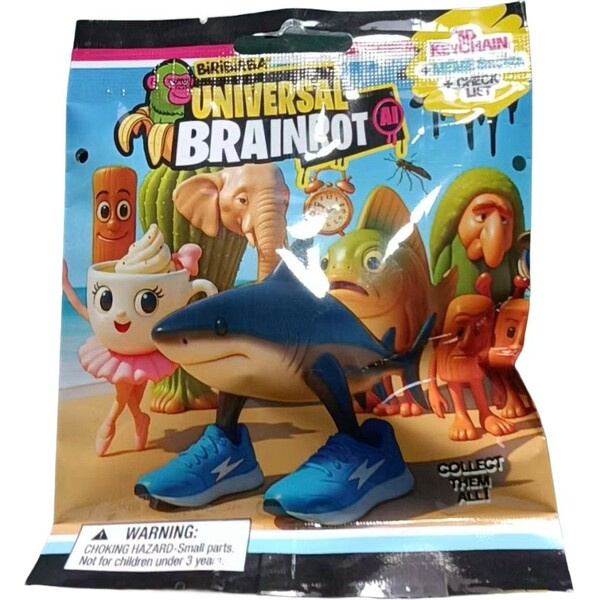 Brainrot 3D klíčenka – mystery balení sběratelských přívěsků