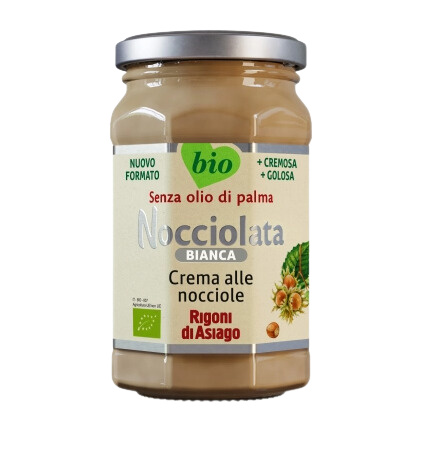 Rigoni di Asiago Rigoni Krém bílý z lískových oříšků (crema bianca alle nocciole) BIO 250g