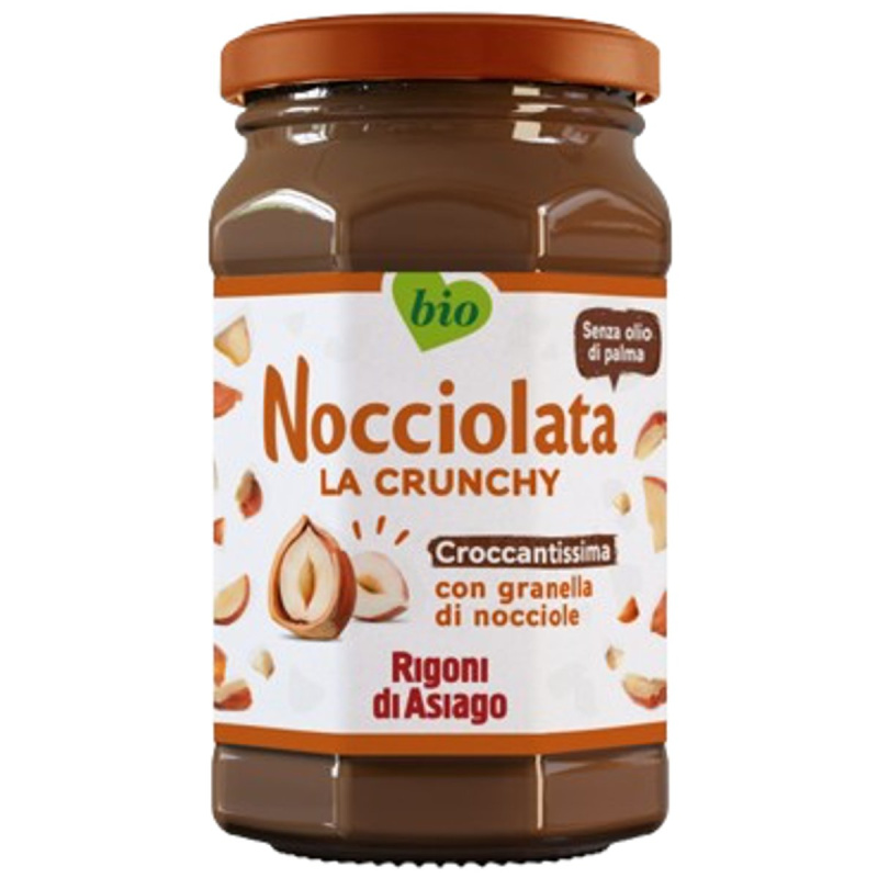 Nocciolata BIO Lískooříšková pomazánka Crunchy