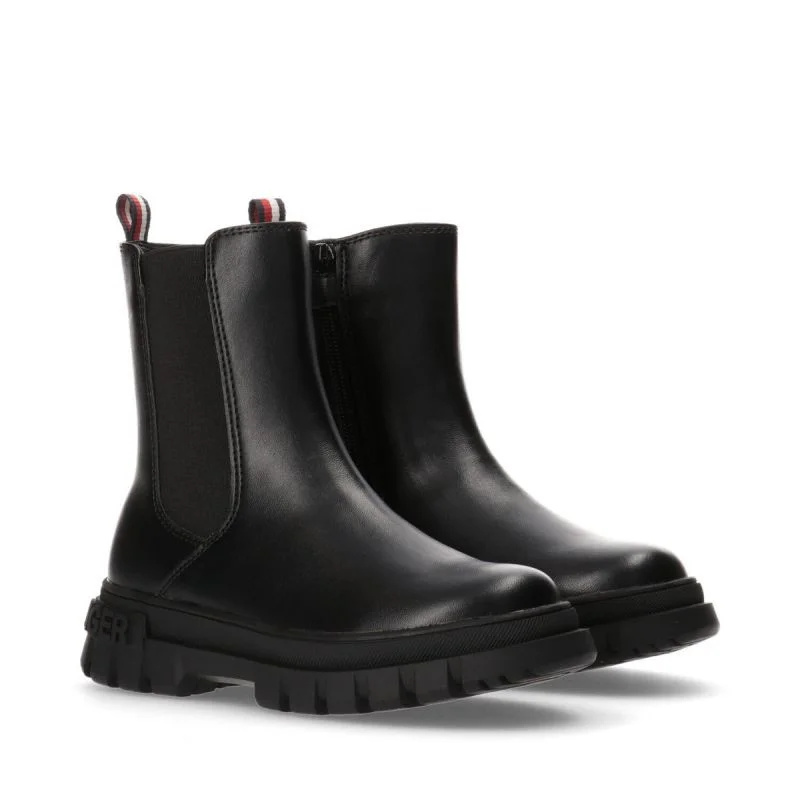 Tommy Hilfiger Bootie Black T3A5-33058-1355999-999 dámské boty 37