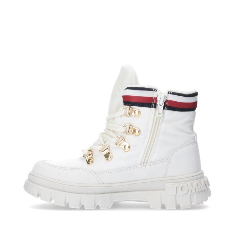 Tommy Hilfiger šněrovací boty Ivory W T3A5-33062-1047101-101 35