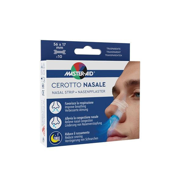 Master Aid Nosní náplasti 56x17mm 10ks