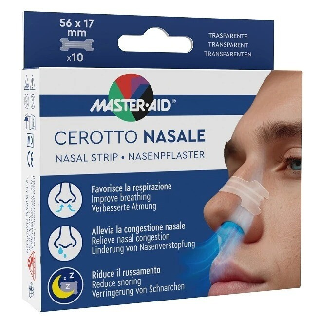 Master Aid Nosní náplasti 56x17mm 10ks