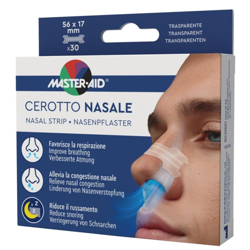 Master Aid Nosní náplasti 56x17mm 30ks