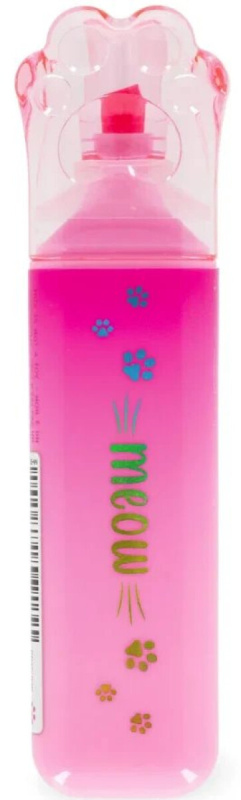 Zvýrazňovač Legami Meow Highlighters - Highlighter - Kitty - Paw - Pink