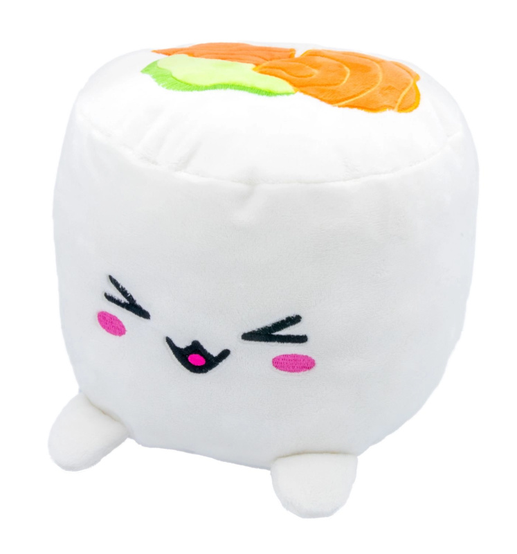Plushi plyšové uramaki sushi s lososem 20 cm - 1 kus