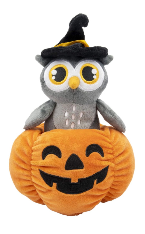 Halloween sova plyšová - 1 kus