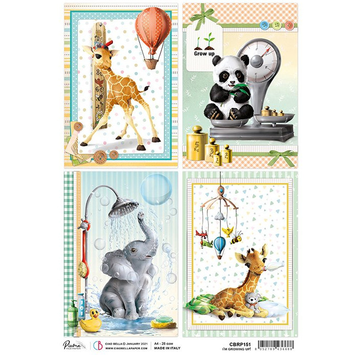 Rýžový papír Zvířata