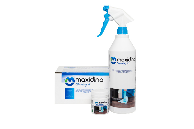 Maxidina Cleaning N kit (1x aplikační lahev + 10x sáček 5g) A21001