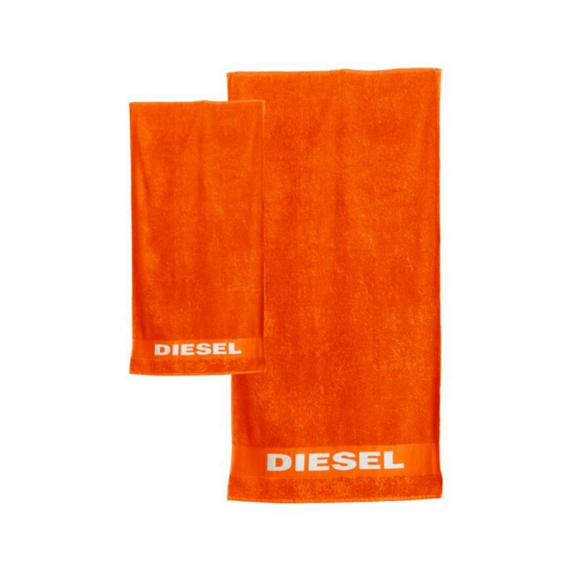 Diesel SADA RUČNÍKŮ A OSUŠEK, oranžová
